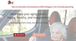 Desktop Screenshot of echocottages.com