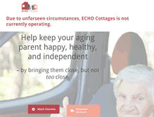 Tablet Screenshot of echocottages.com